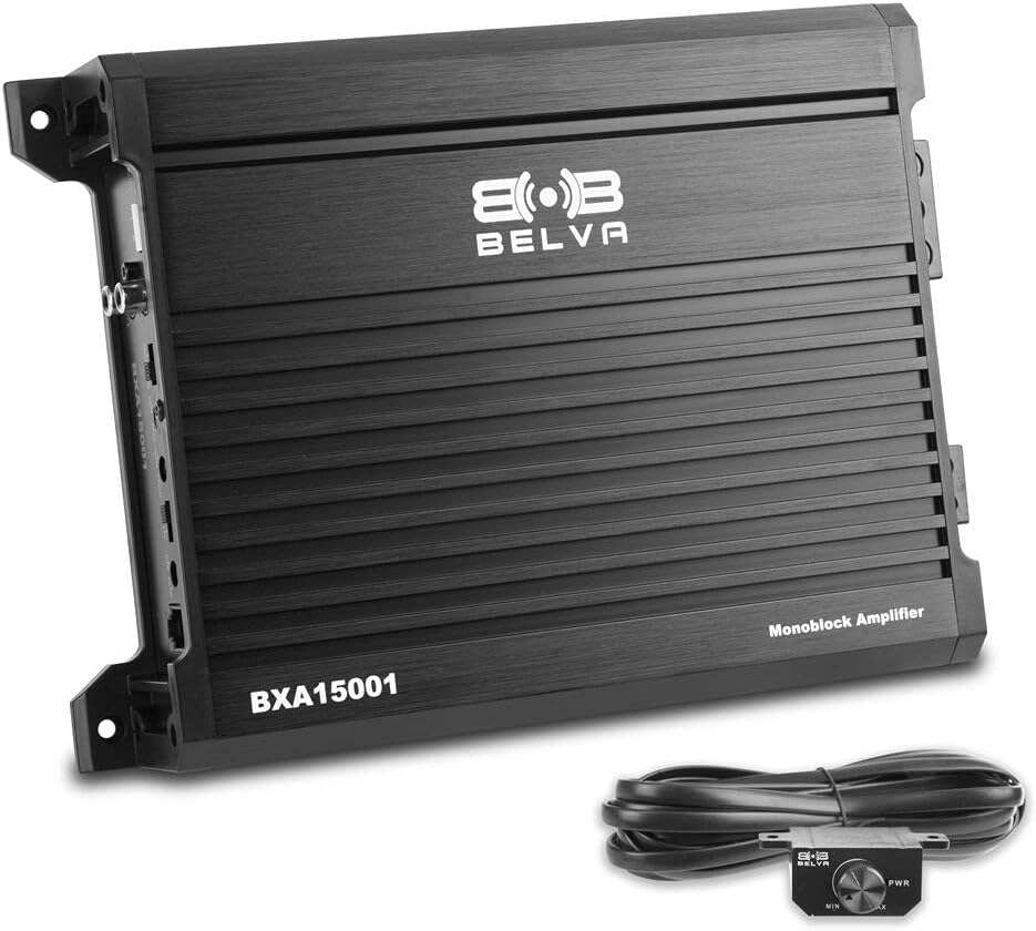 Belva BXA15001 1500W Peak BX-Series Monoblock Car Amplifier
