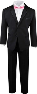 Black n Bianco Boy's Modern Tuxedo Dresswear Set - Ready for Events