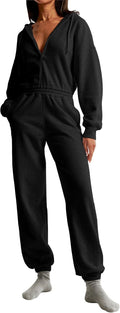 Casual Hoodie Jumpsuits for Women - Stylish One Piece Outfit