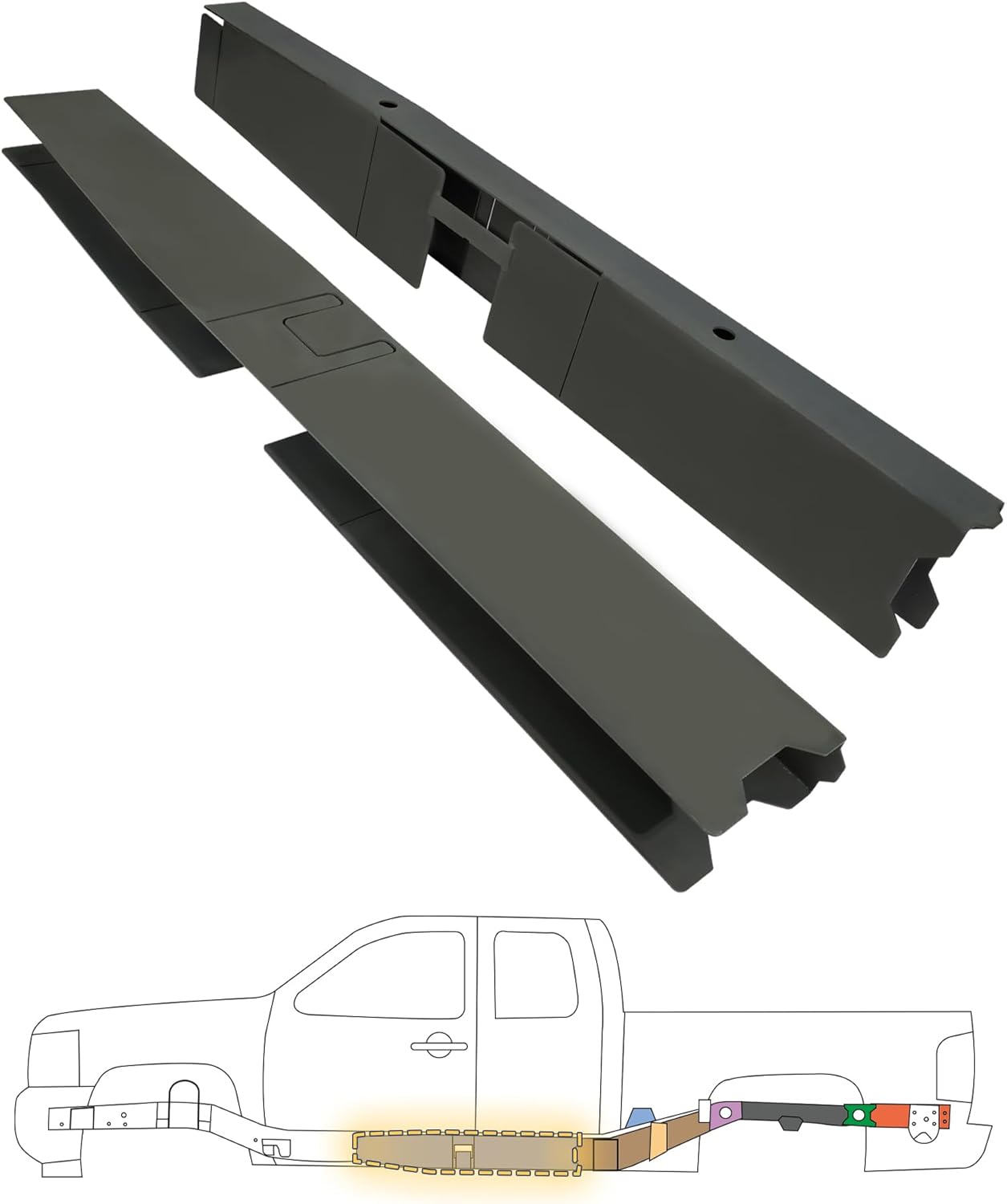 Mountainpeak Full Center Frame Rust Repair Kit for Chevy Trucks