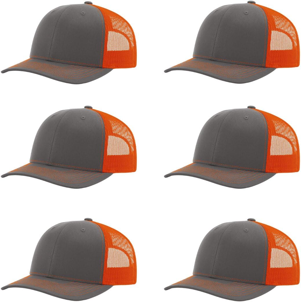 Richardson 112 Classic Six-Panel Adjustable Snapback Trucker Cap