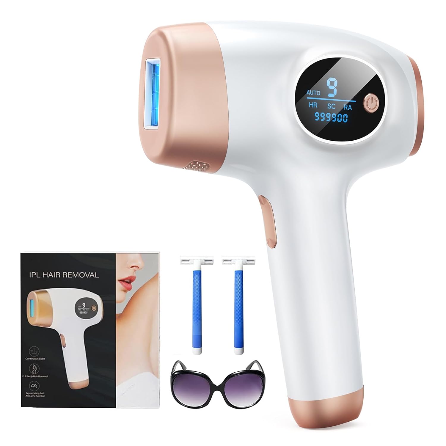 LYSMOSKI IPL Laser Hair Removal Device for Effective Home Use
