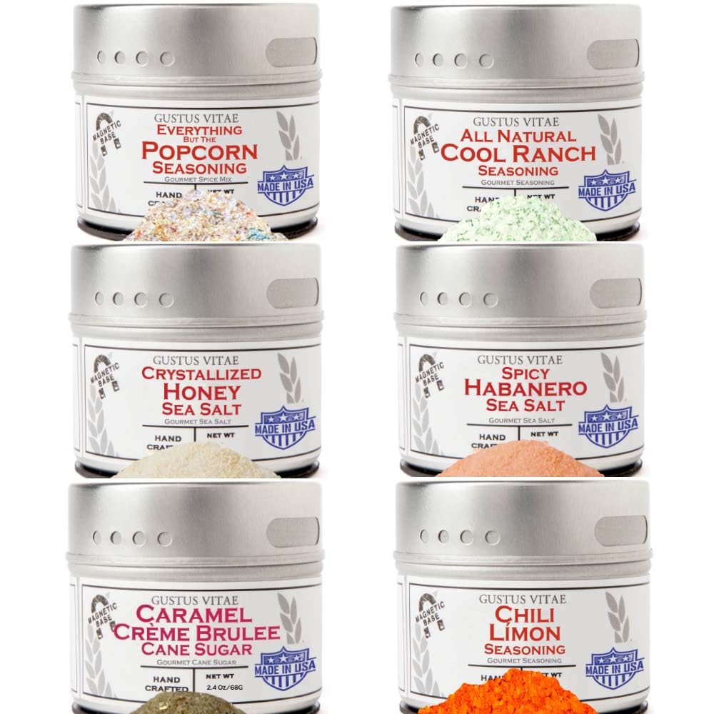 Ultimate Popcorn Seasoning Set - Six Pack of Gourmet Blends