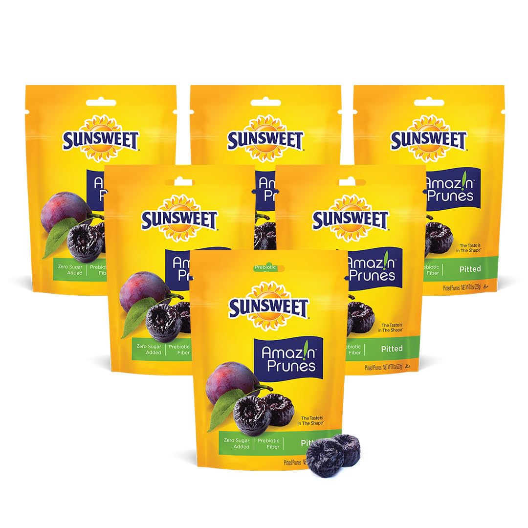 Sunsweet Pitted Prunes - Healthy Snack for Energy & Fiber