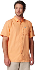 Columbia Men's Slack Tide Camp Shirt - UPF 50, Quick-Dry Comfort safe