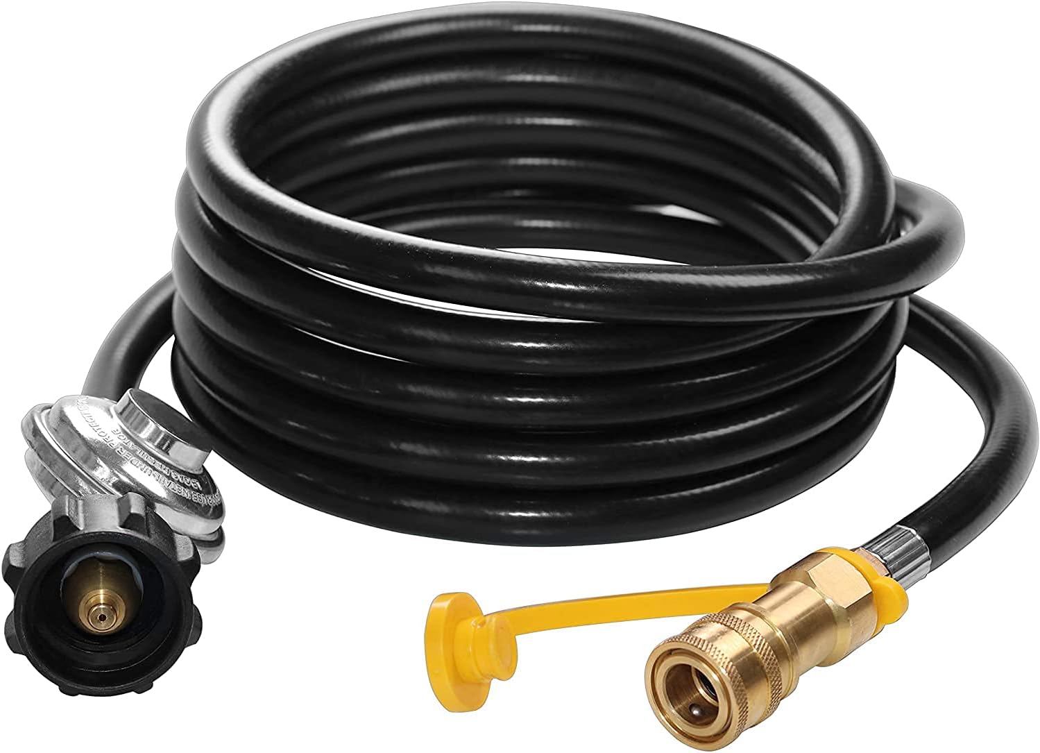 DOZYANT 24ft Propane Hose w/ Regulator - Big Buddy Heater Compatible