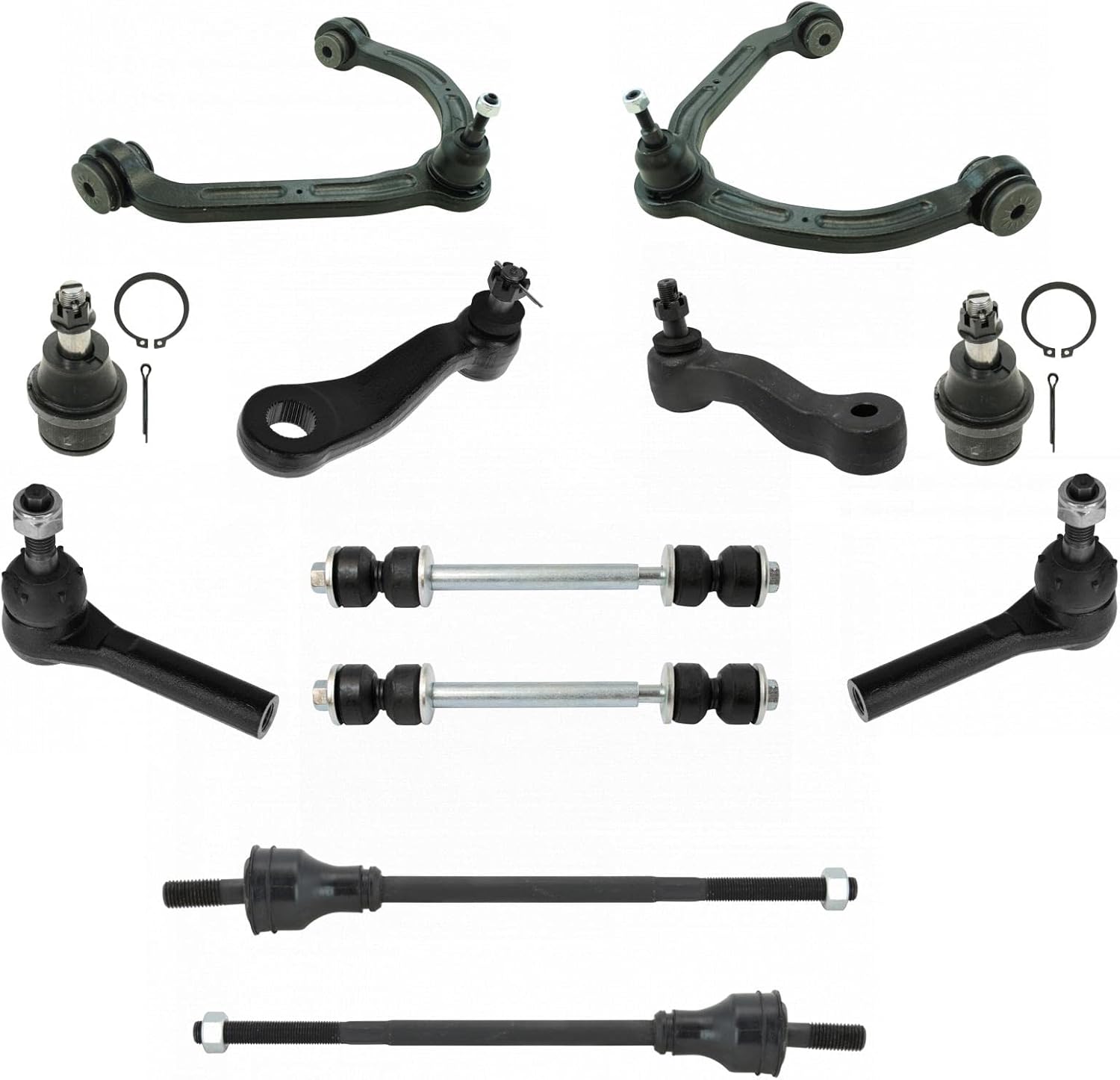 TRQ Front Steering & Suspension Kit for Chevrolet GMC Vehicles