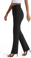 AFITNE Women's Stretchy Straight Leg Dress Pants - Work Comfort