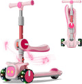 Unbreakable & Never Fall Down 2-in-1 Kids 3 Wheel Scooter - Safe