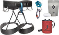 Black Diamond Momentum Climbing Harness Package - Starter Kit