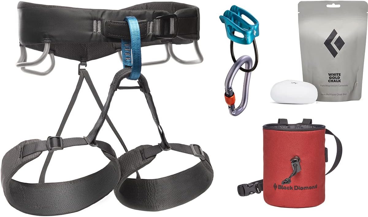 Black Diamond Mens Momentum Rock Climbing Harness Package Review