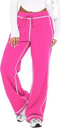 Track Pants Women Sweatpants Wide Leg Joggers (Style K4WG)