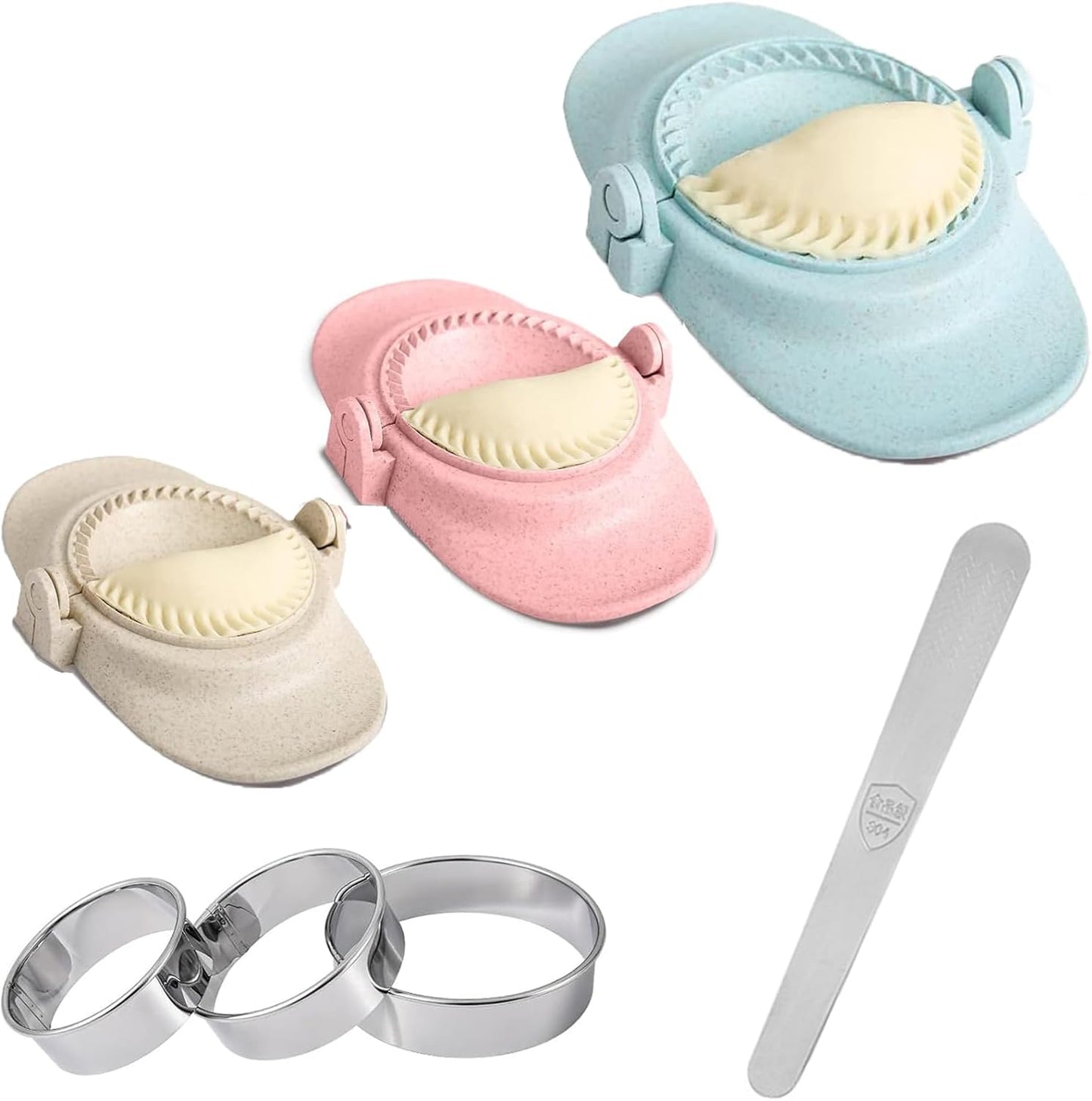 Dumpling & Empanada Crimper Set - 3 Sizes