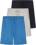 Men's Soft Lounge Pajama Bottoms 3 Pack - Breathable Comfort Real