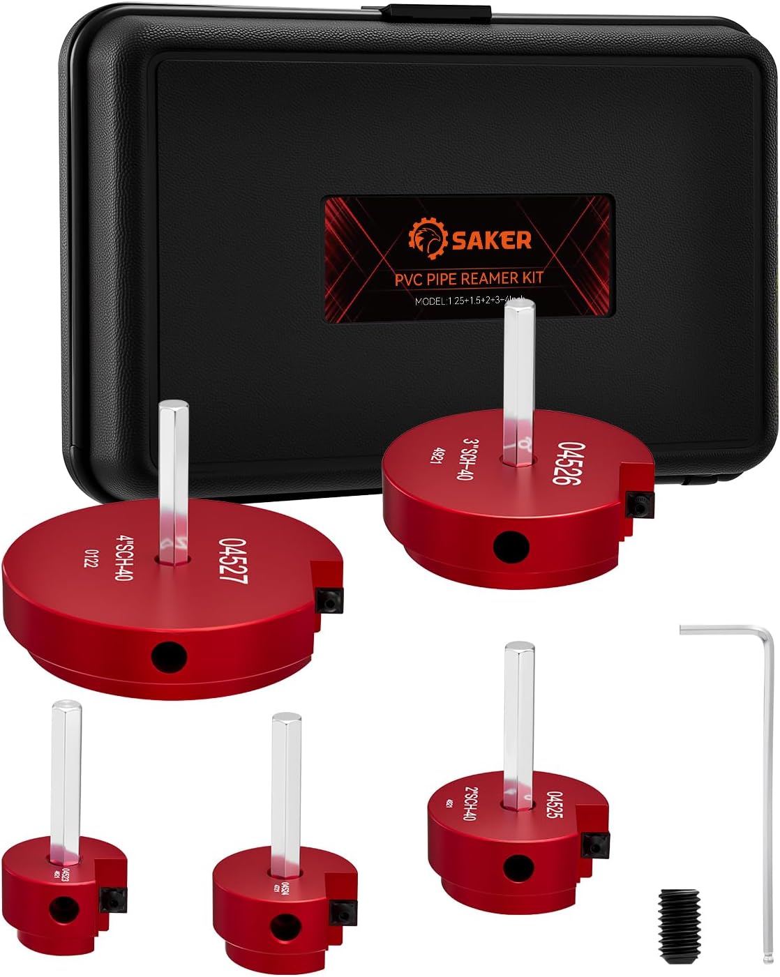 Saker PVC Pipe Reamer Kit for Efficient Plumbing Repairs