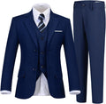 Boys 5 Piece Slim Fit Formal Suit Set - Stylish Ring Bearer Outfit