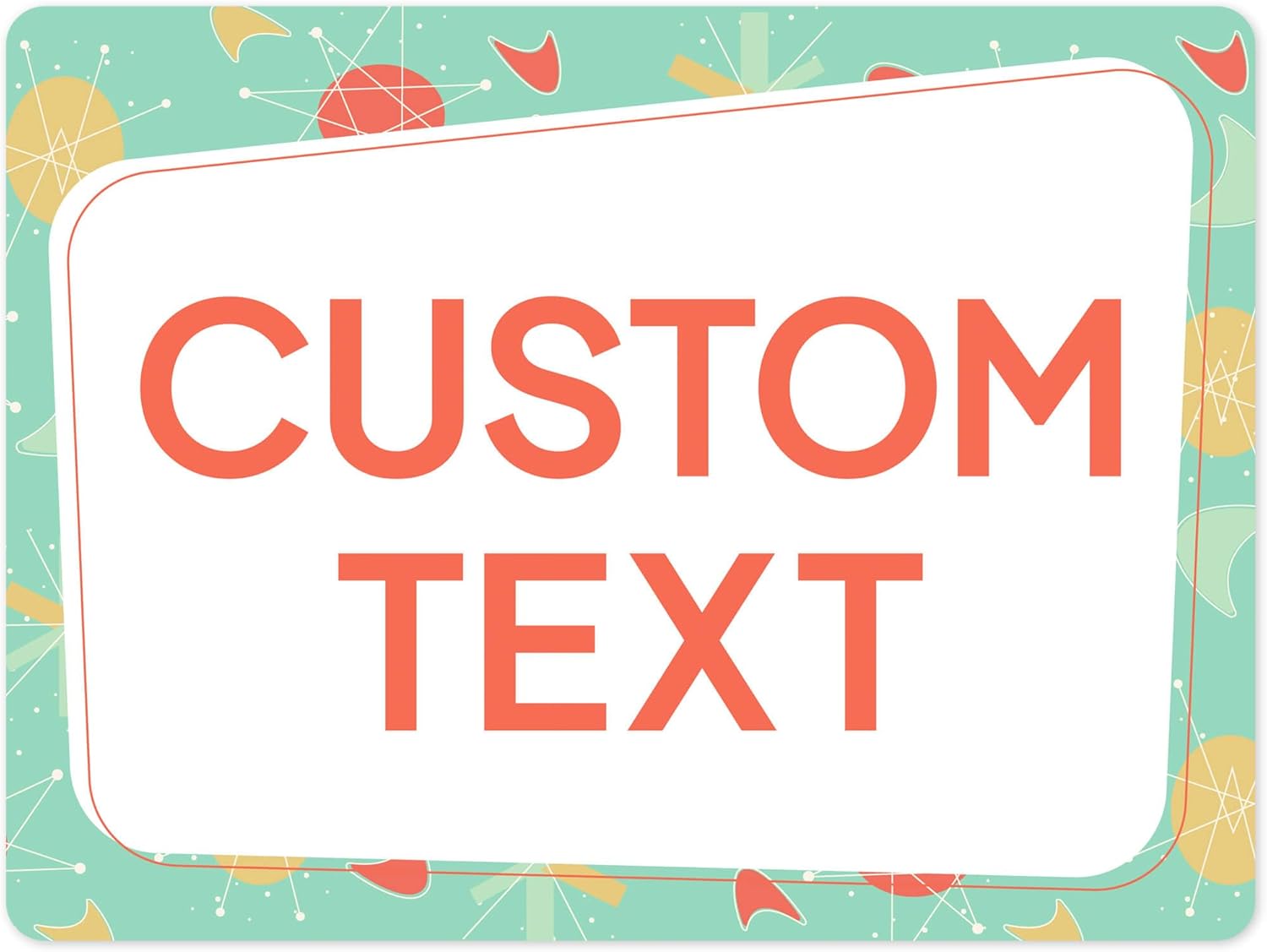 Custom Street Sign with 11 Font Colors and 22 Sizes Available