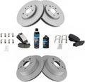 Front and Rear Brake Pad & Rotor Kit for 2010-17 Equinox Terrain