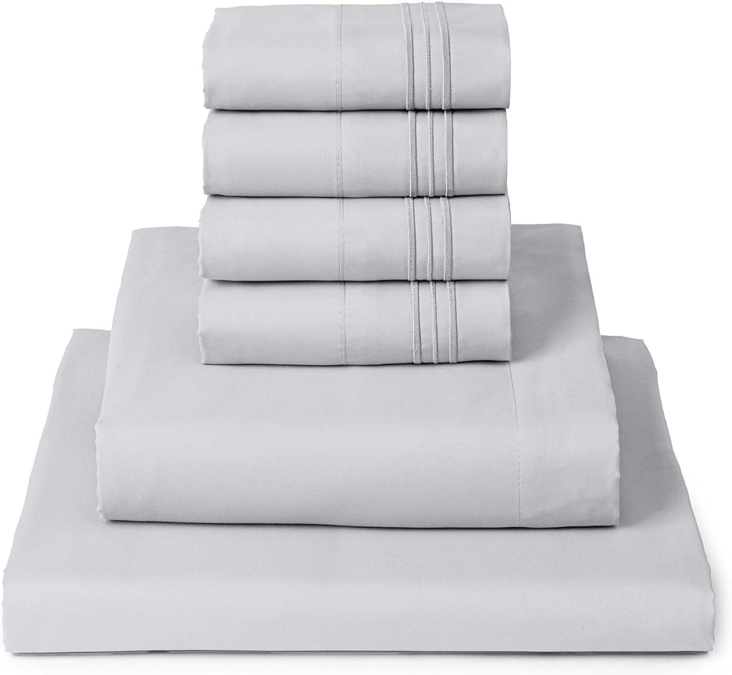Mellanni King Sheet Set - 6-Piece Luxury Bedding for Comfort