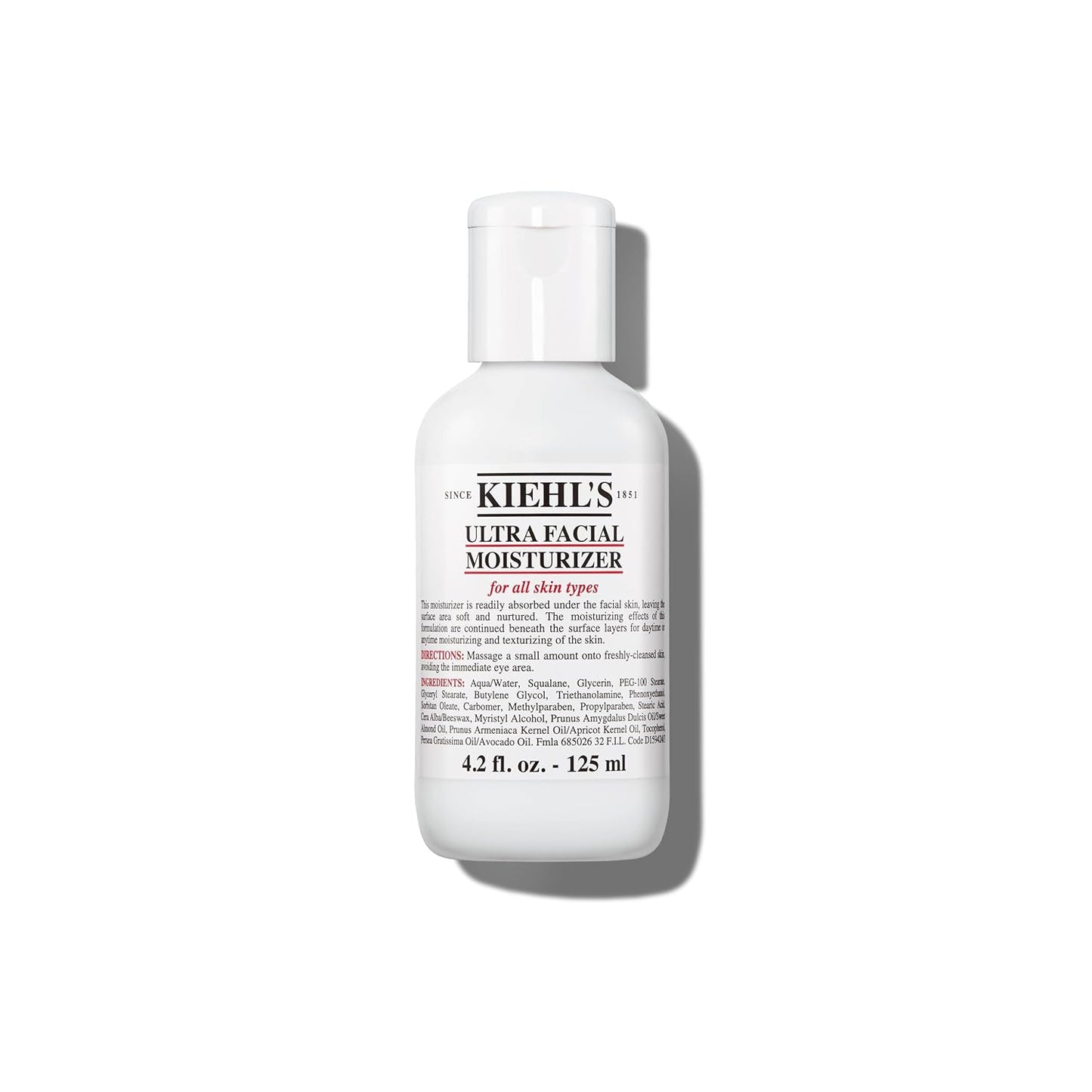 Kiehl's Ultra Facial Moisturizer for Daily Hydration and Care