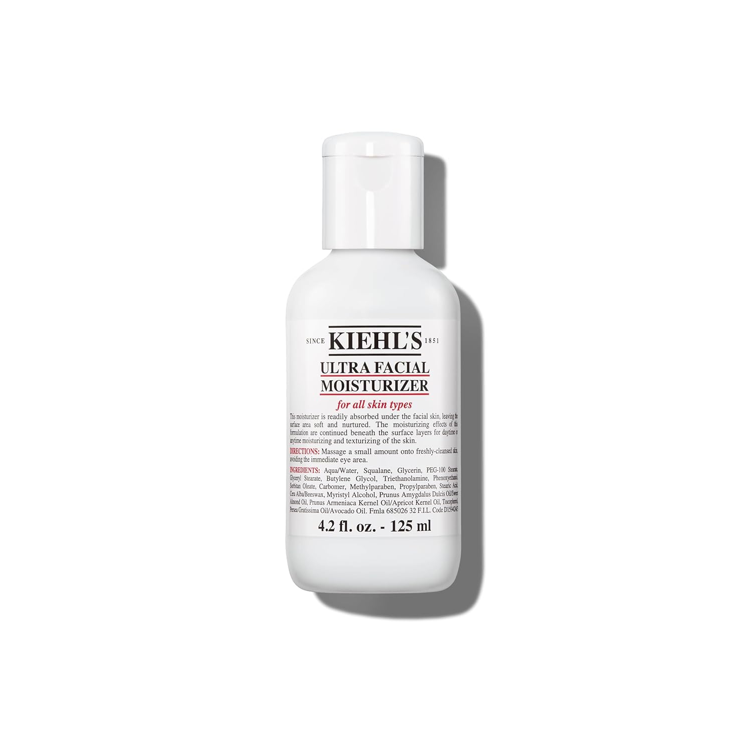 Kiehl's Ultra Facial Moisturizer for Daily Hydration and Care