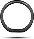 Ergocar D-Shape Steering Wheel Cover 38cm - Non-Slip Carbon Look