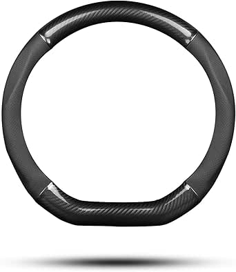 Ergocar D-Shape Steering Wheel Cover for Enhanced Grip & Safety