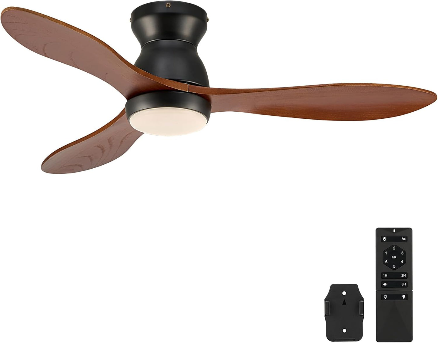 VONLUCE 42 Inch Ceiling Fan with Lights and Remote Control