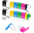 Colorful 30-Pack Kids Earbuds by Wensdo - Ideal for School!