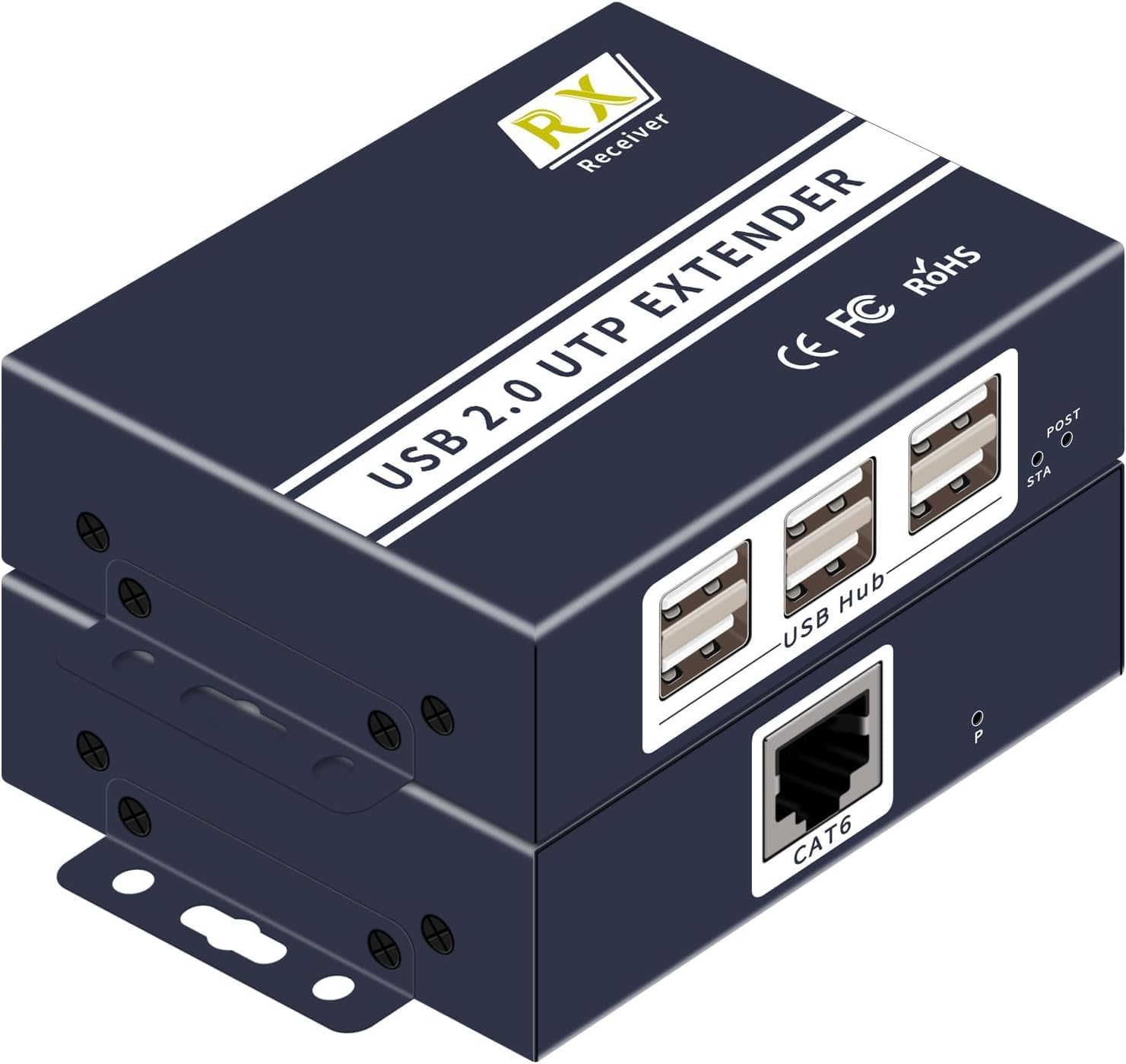 USB Extender Over Ethernet Cat5e Cat6/7 Up to 492FT for Devices