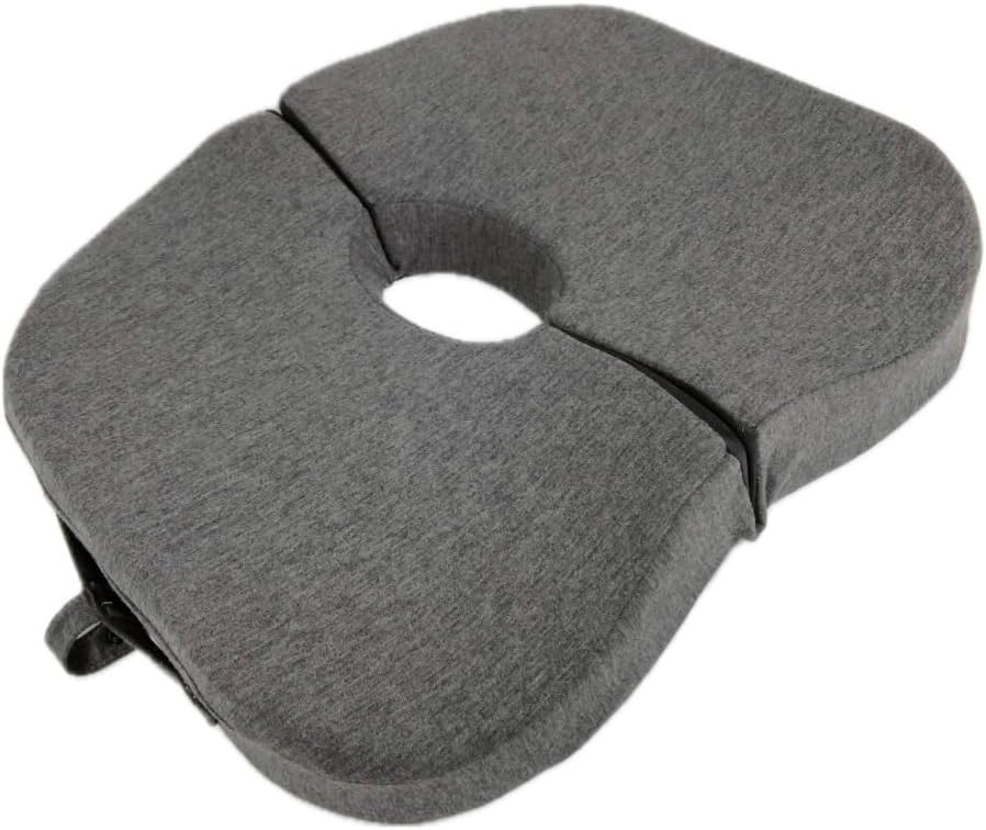 Premium Foldable Travel Tailbone Seat Cushion for Pain Relief