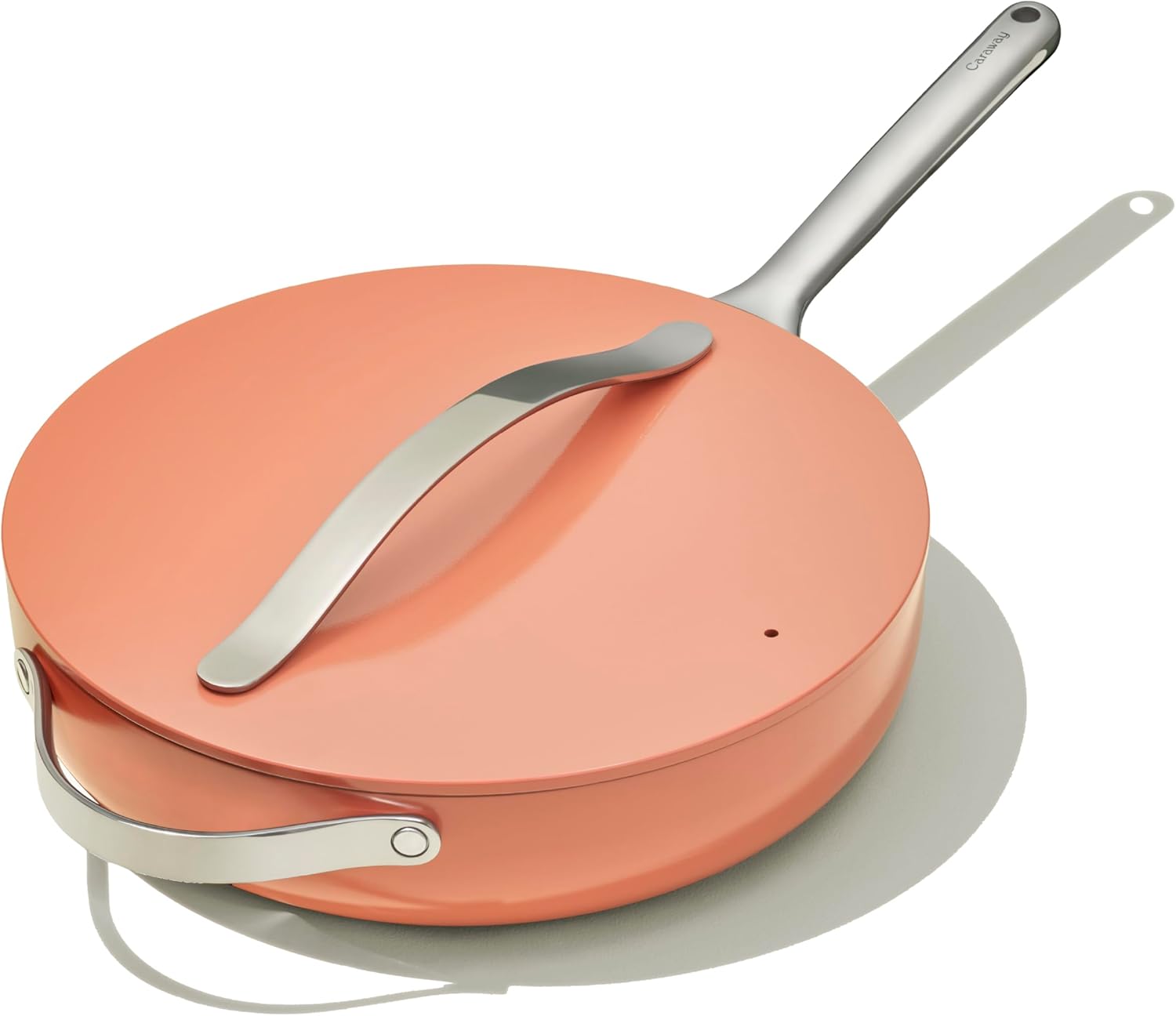 Caraway Nonstick Ceramic Saute Pan with Lid - 4.5 qt, 11.8 in