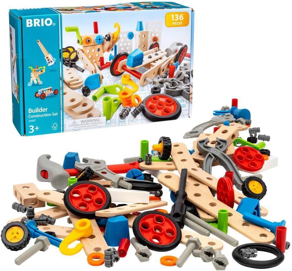 BRIO Builder 34587 Construction Set - A Creative STEM Toy for Kids