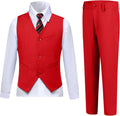 Boys Suits Slim Fit 4 Piece Formal Dresswear Suit (Style C5N2)
