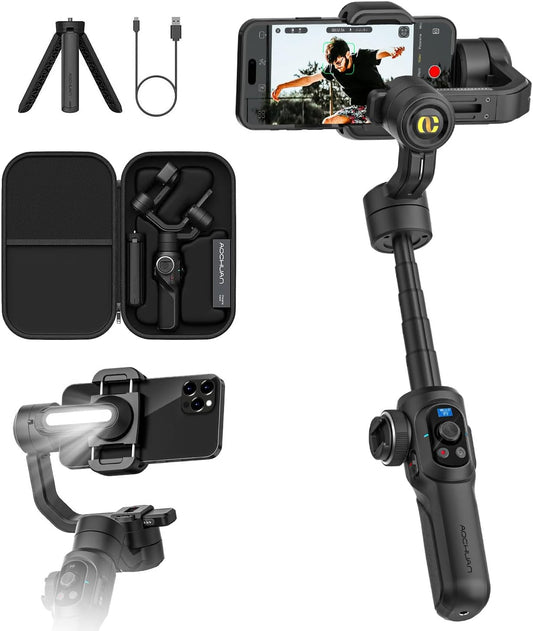 AOCHUAN Professional Gimbal Stabilizer for Smartphone Users