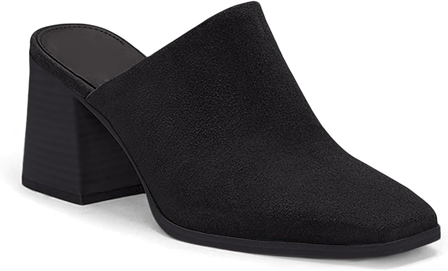 Trendy Chunky Stacked Heel Mules for Women - Casual Comfort