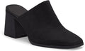 Womens Chunky Stacked Heel Mules - 2.6in Block Heel SlipOn