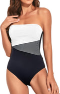 Holipick Women Tummy Control One Piece Swimsuit - Slimming Bandeau not