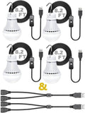 VASTPOWER USB Camping Lantern, 8ft Cord for Brighter Light