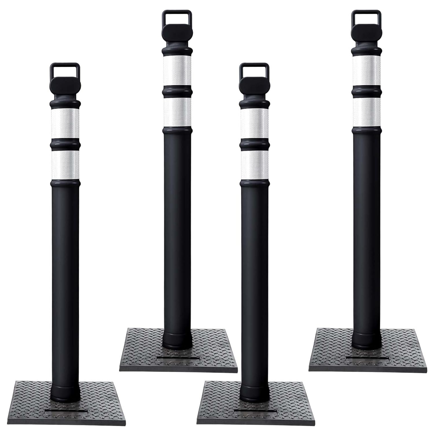 49 Inch Traffic Delineator Posts for Safety and Visibility