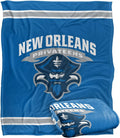 University of New Orleans Silky Touch 60 in x 80 in Throw Blanket