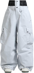 GSOU SNOW Women Men Ski Pants Super Baggy Snowboarding - Warm