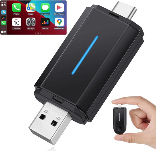 Wireless Carplay Adapter - Stable & No Latency! Fits Cars 2015+