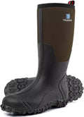 Rubber Boots for Men with Steel Shank - Waterproof Insulated Work them