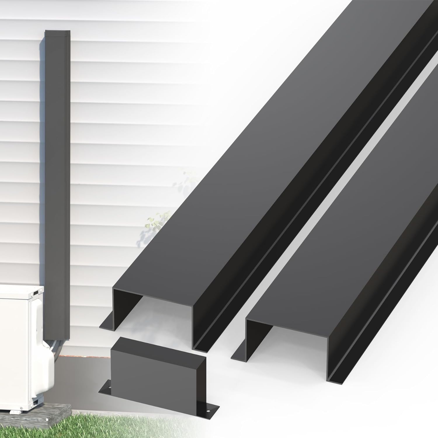 AC Parts Limited Metal Cover Kit: Sleek Ductless Mini Split Styling