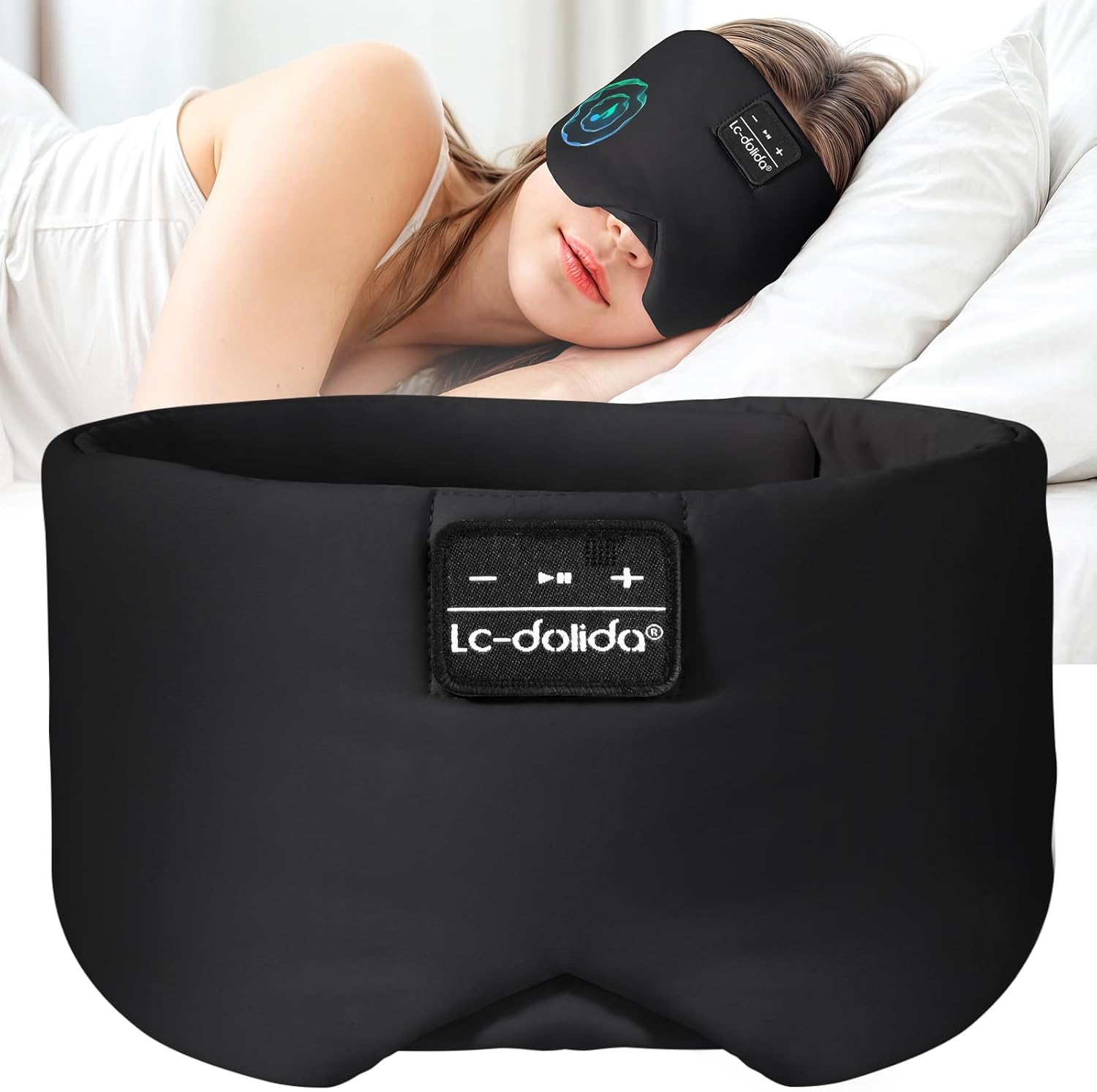 Bluetooth Sleep Mask with Headphones for Ultimate Comfort