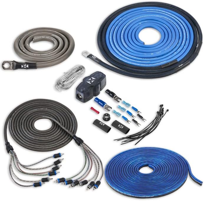 NVX True 4 Gauge Amplifier Wiring Kit for Unmatched Power