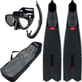 SEAC Motus Tris Freediving and Spearfishing Set - Long Fins, Mask