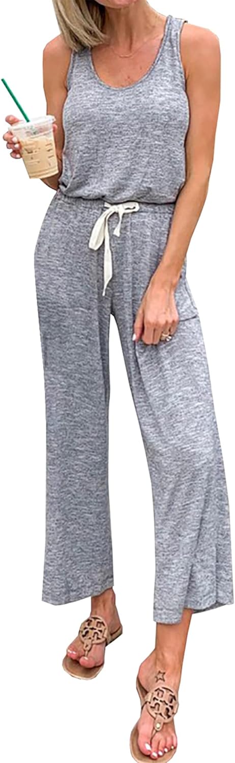PRETTYGARDEN One Piece Jumpsuits for Women - Summer Casual Style