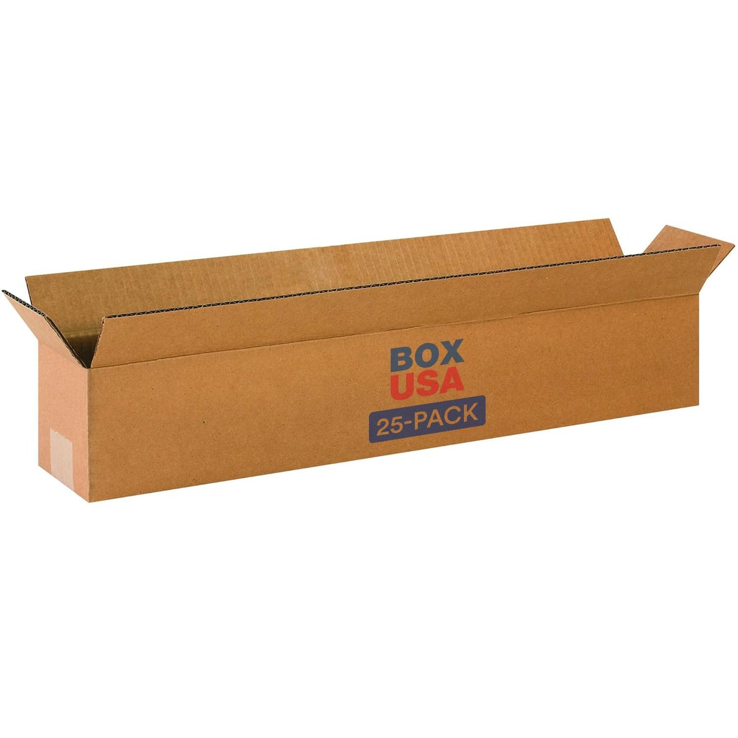 BOX USA 24x4x4 Long Corrugated Boxes for Shipping and Storage